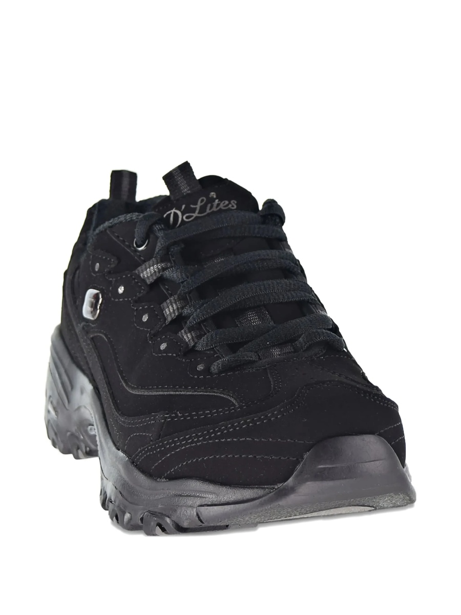 Sneakers SKECHERS negri din piele - Img 2