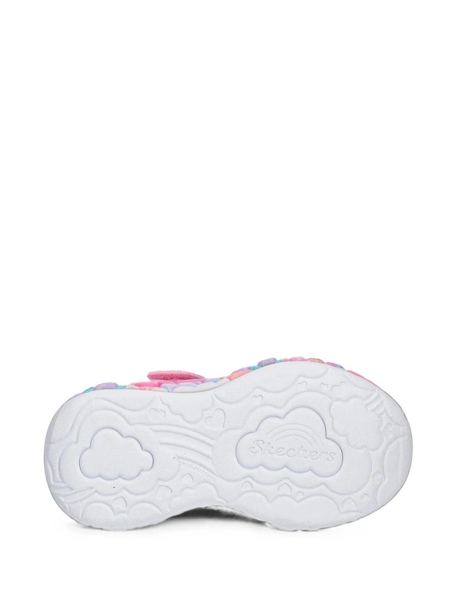 Sneakers SKECHERS roz din material textil - Img 5