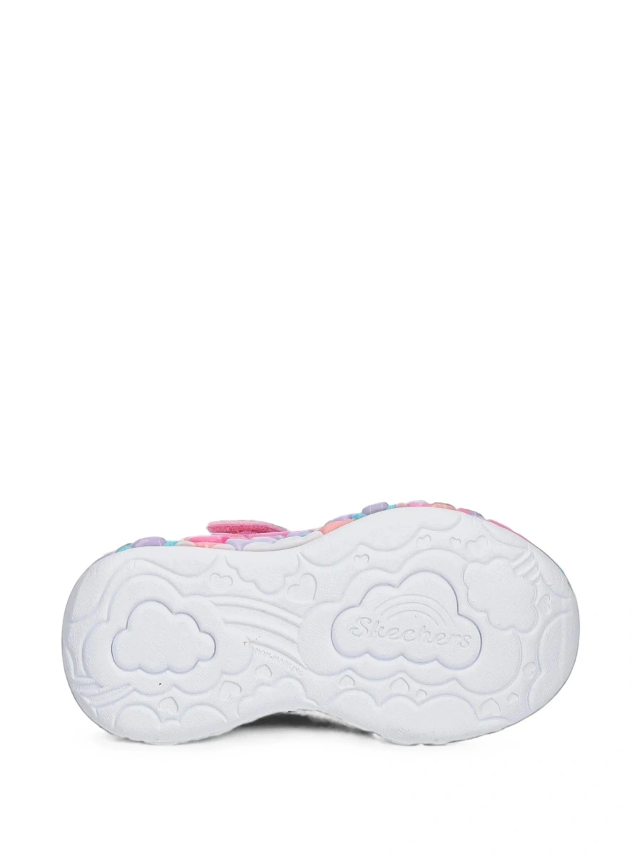 Sneakers SKECHERS roz din material textil - Img 5
