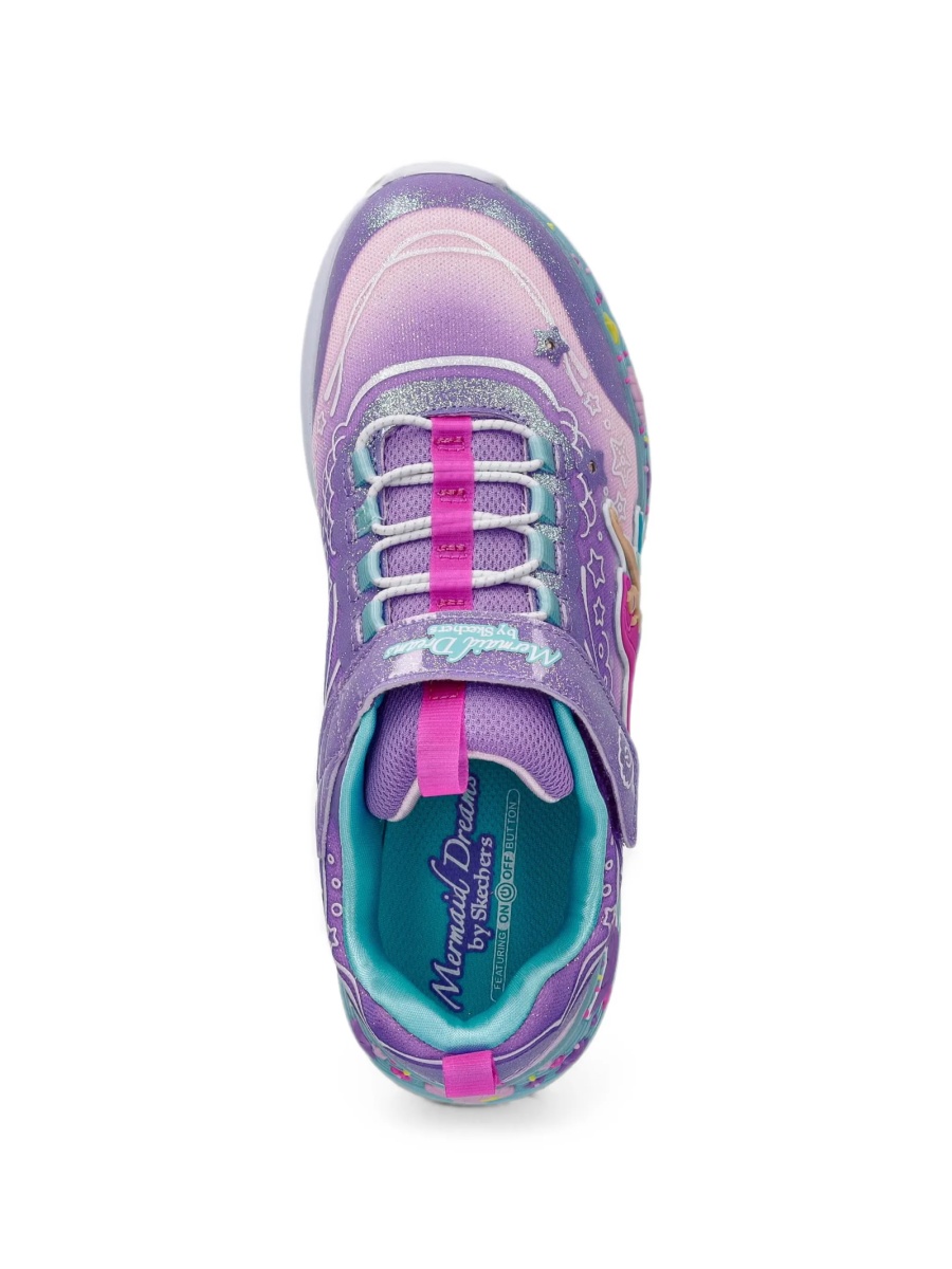 Sneakers SKECHERS violet din poliuretan si plasa - Img 4