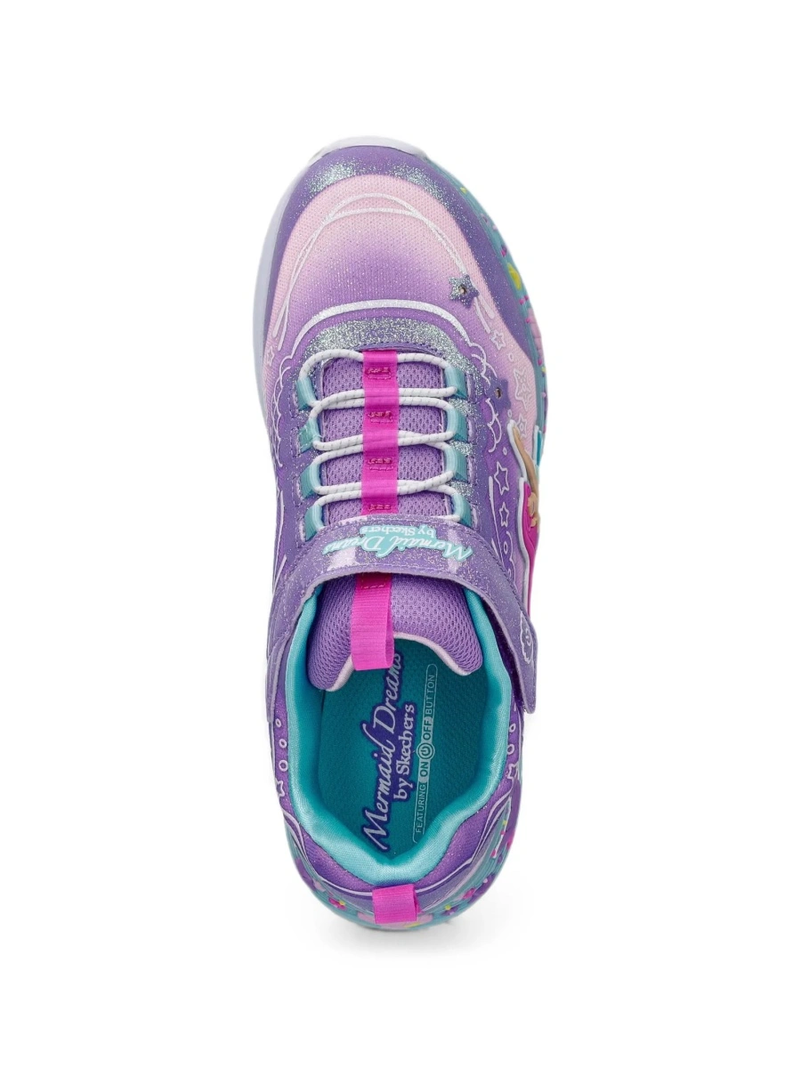 Sneakers SKECHERS violet din poliuretan si plasa - Img 4