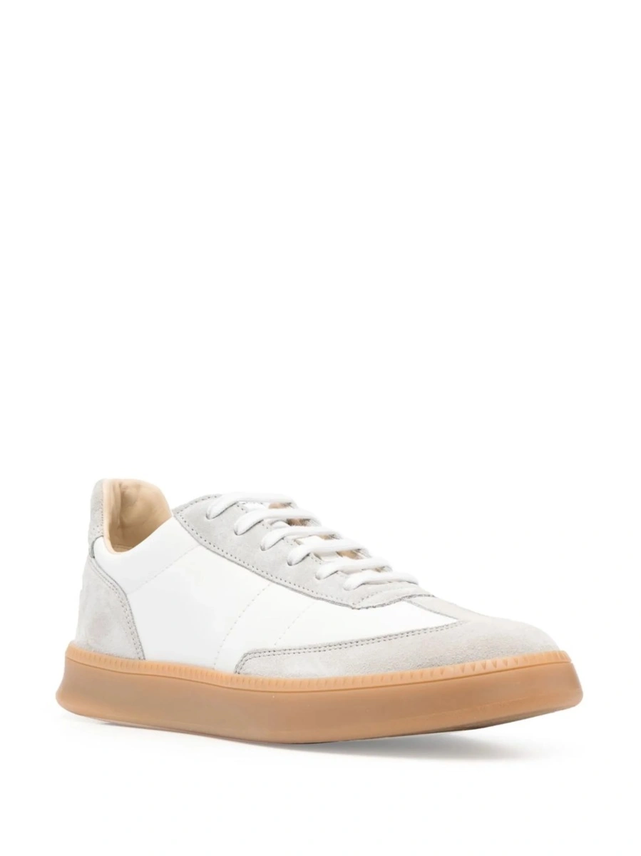 Sneakers SPALWART albi din piele - Img 2