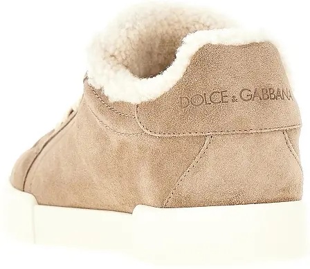 Sneakers Suede and shearling 'Portofino' sneakers - Img 3