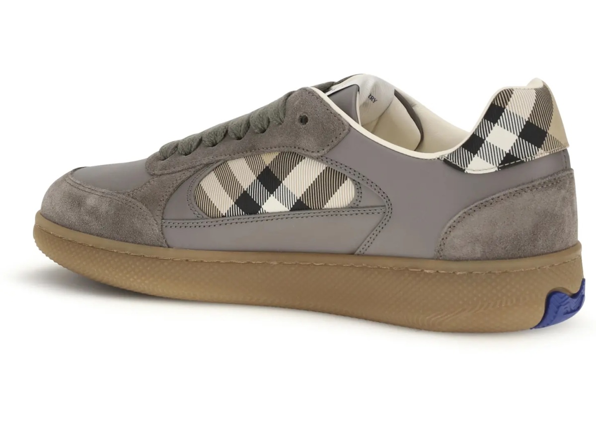 Sneakers Terrace leather and Check Sneakers - Img 3