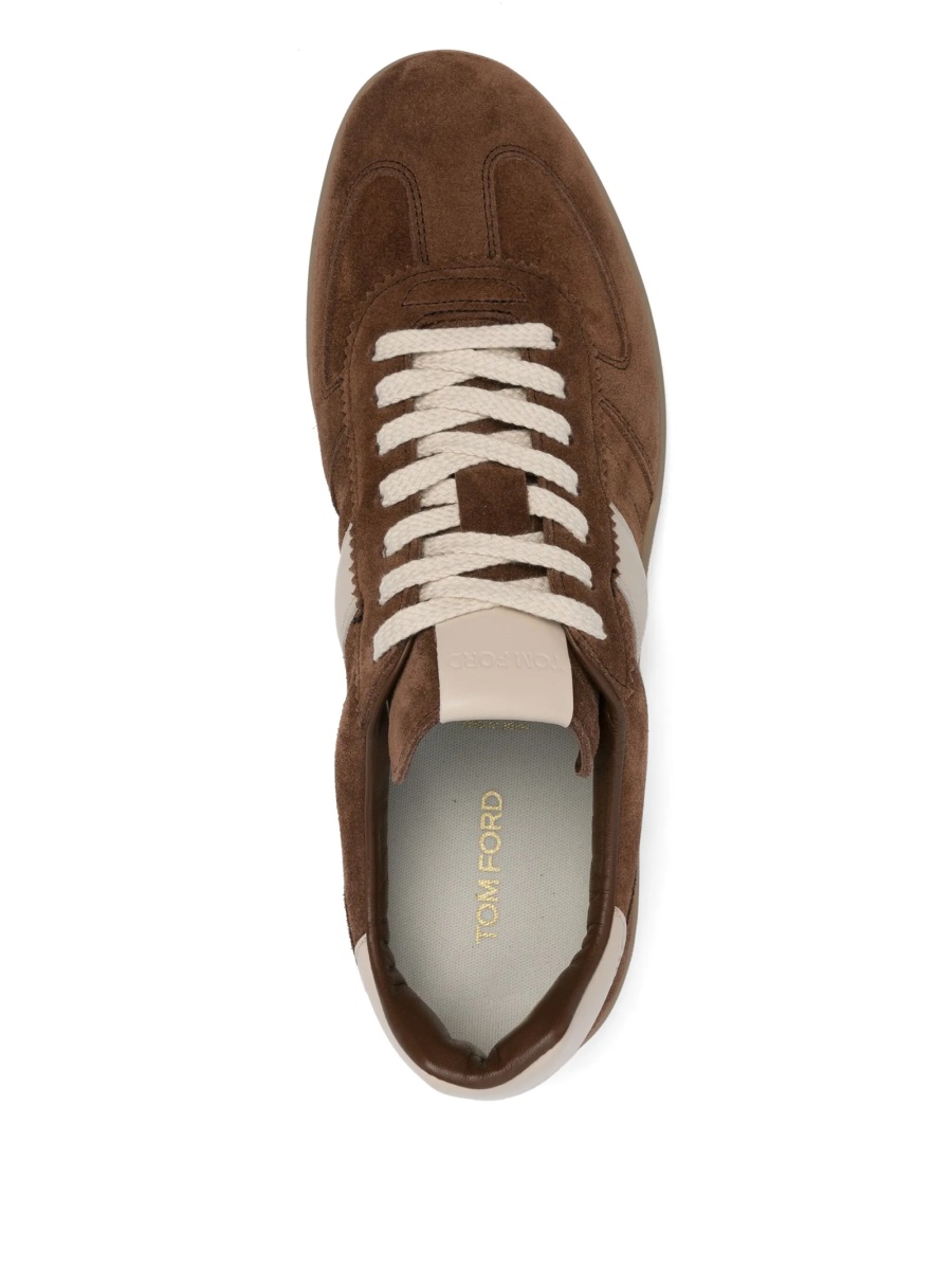 Sneakers Tom Ford maro din bos taurus - Img 4