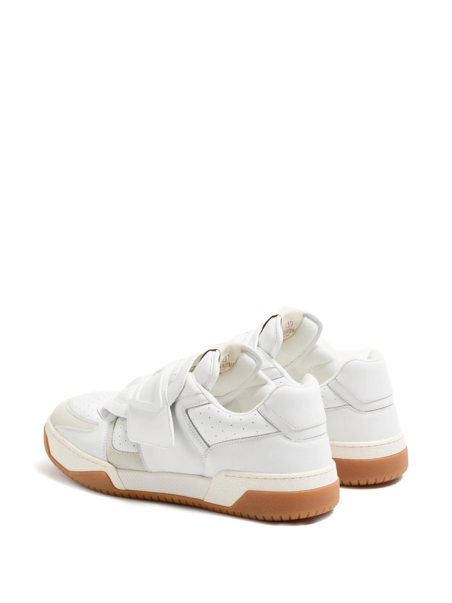 Sneakers Valentino Garavani albi din piele - Img 2