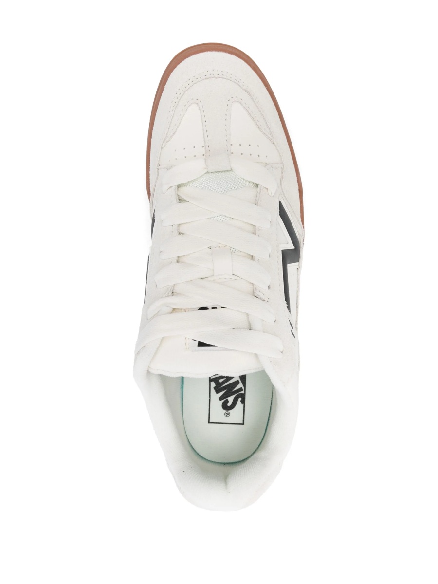 Sneakers Vans albi din poliuretan si piele - Img 4