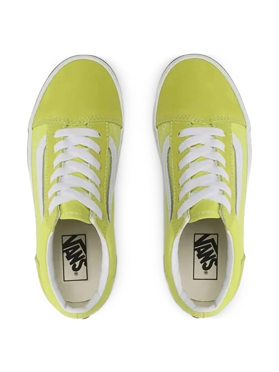 Sneakers Vans galbeni din piele - Img 3