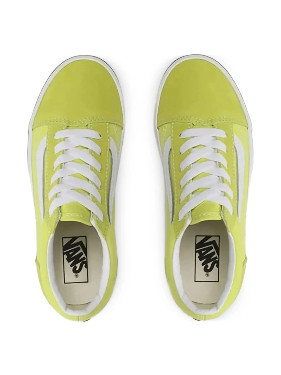 Sneakers Vans galbeni din piele - Img 3