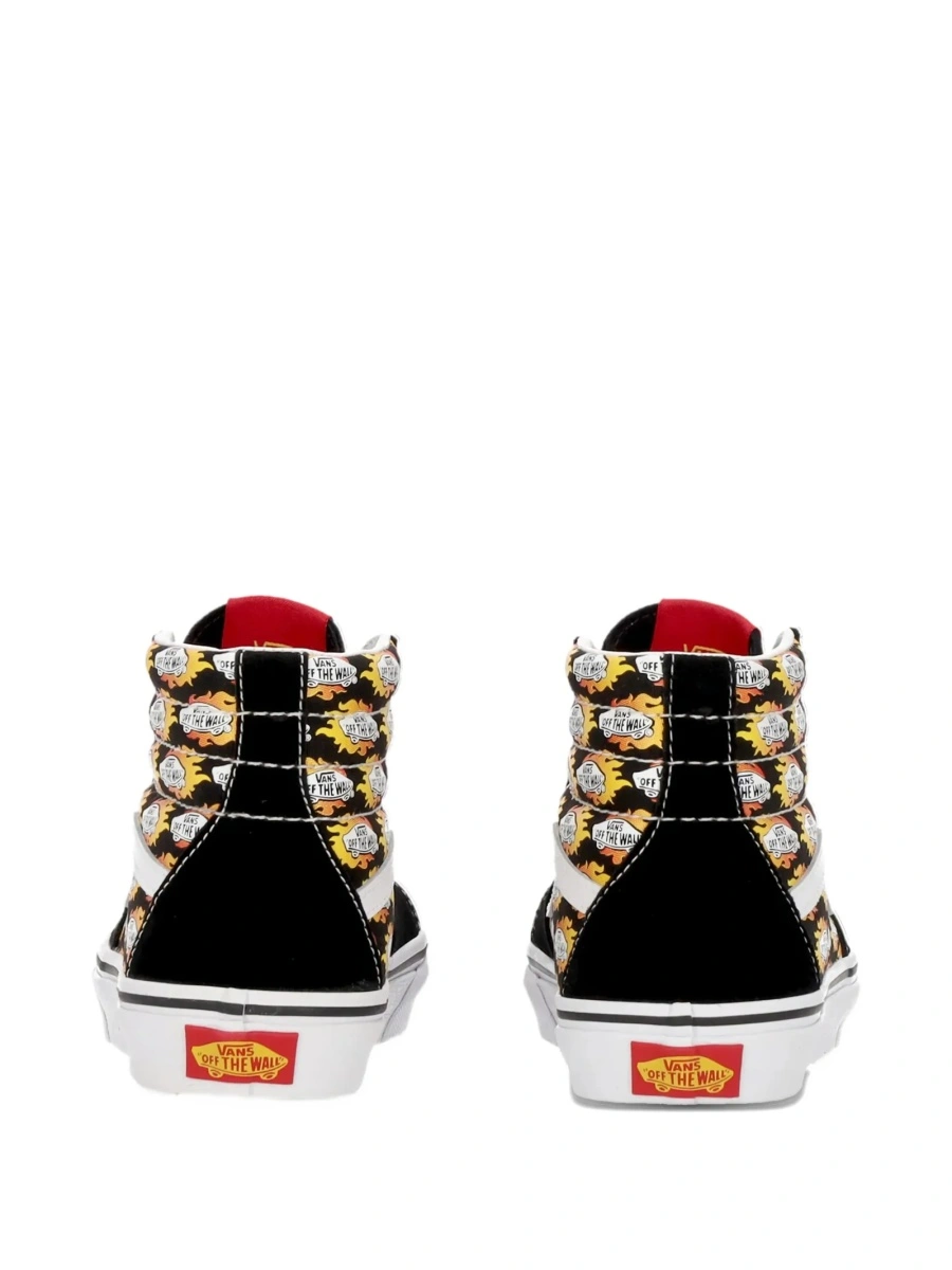 Sneakers Vans negri din material textil si piele intoarsa - Img 5