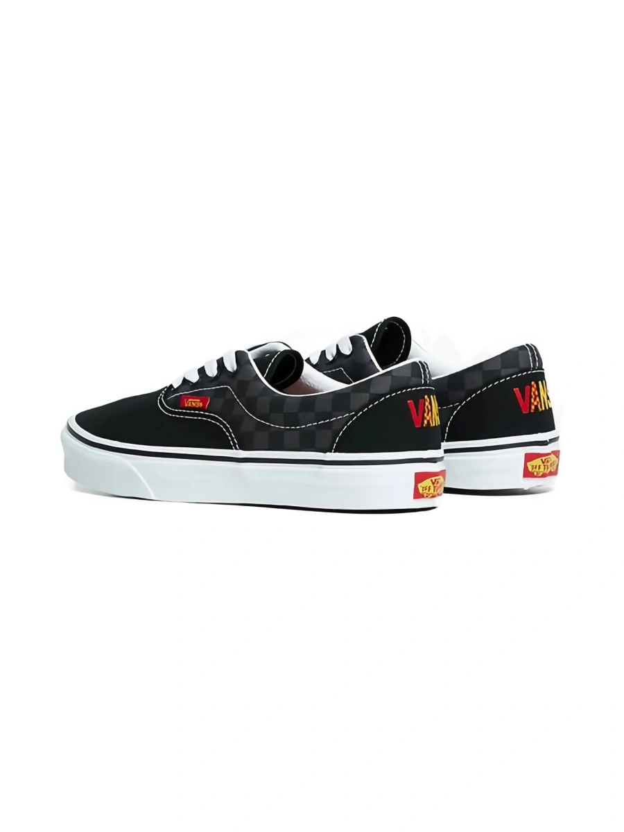 Sneakers Vans negri din material textil - Img 3