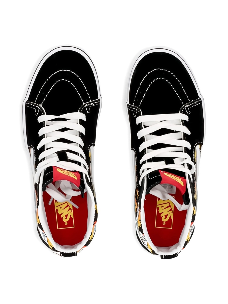 Sneakers Vans negri din material textil - Img 4