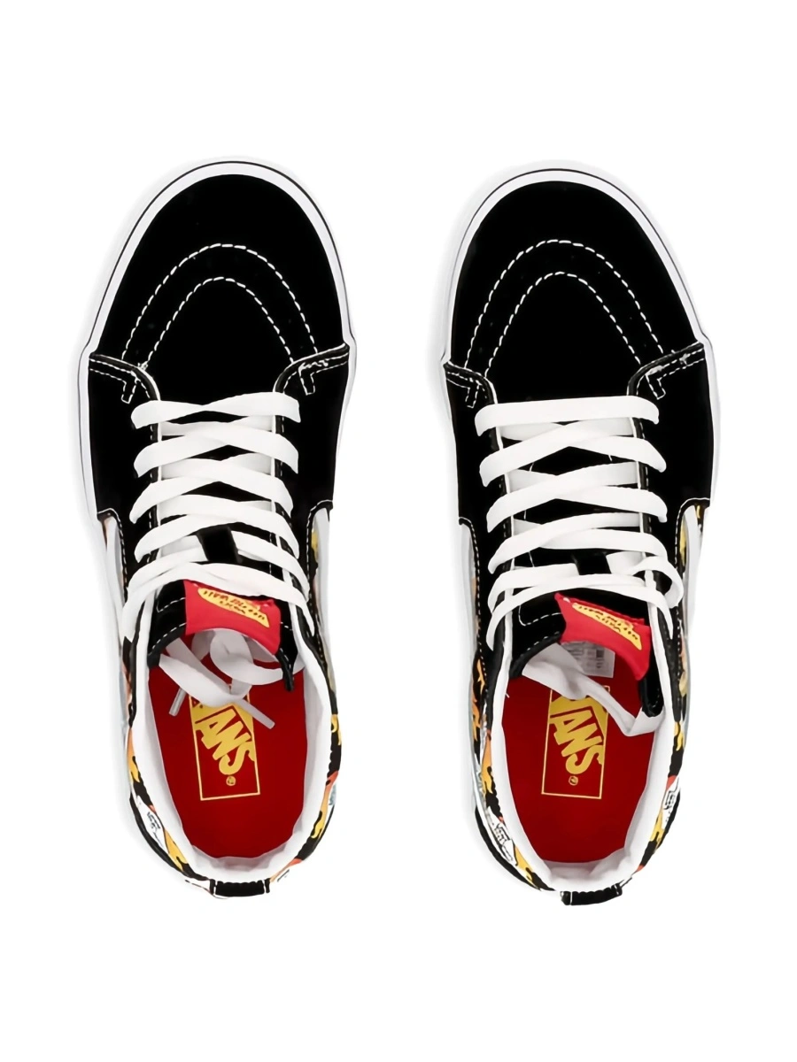 Sneakers Vans negri din material textil - Img 4