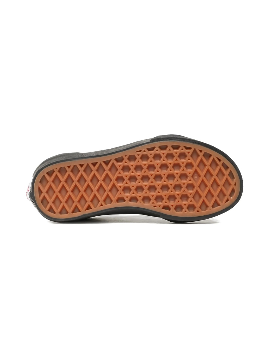 Sneakers Vans negri din piele si material textil - Img 5