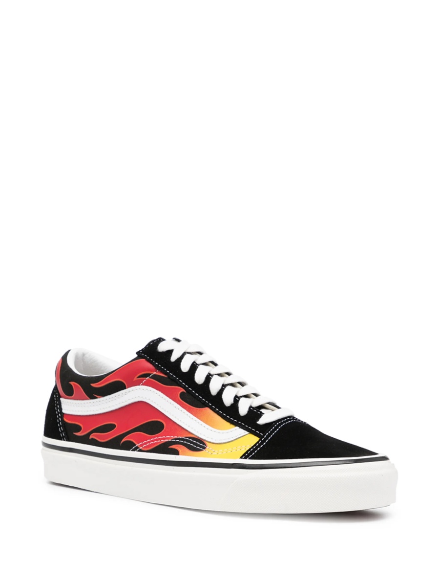 Sneakers Vans Old Skool negri din nylon si piele intoarsa - Img 2