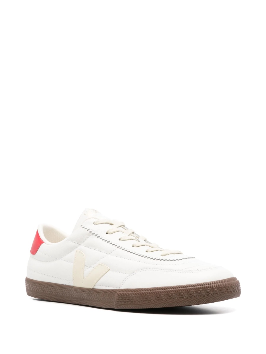 Sneakers VEJA albi din piele - Img 2