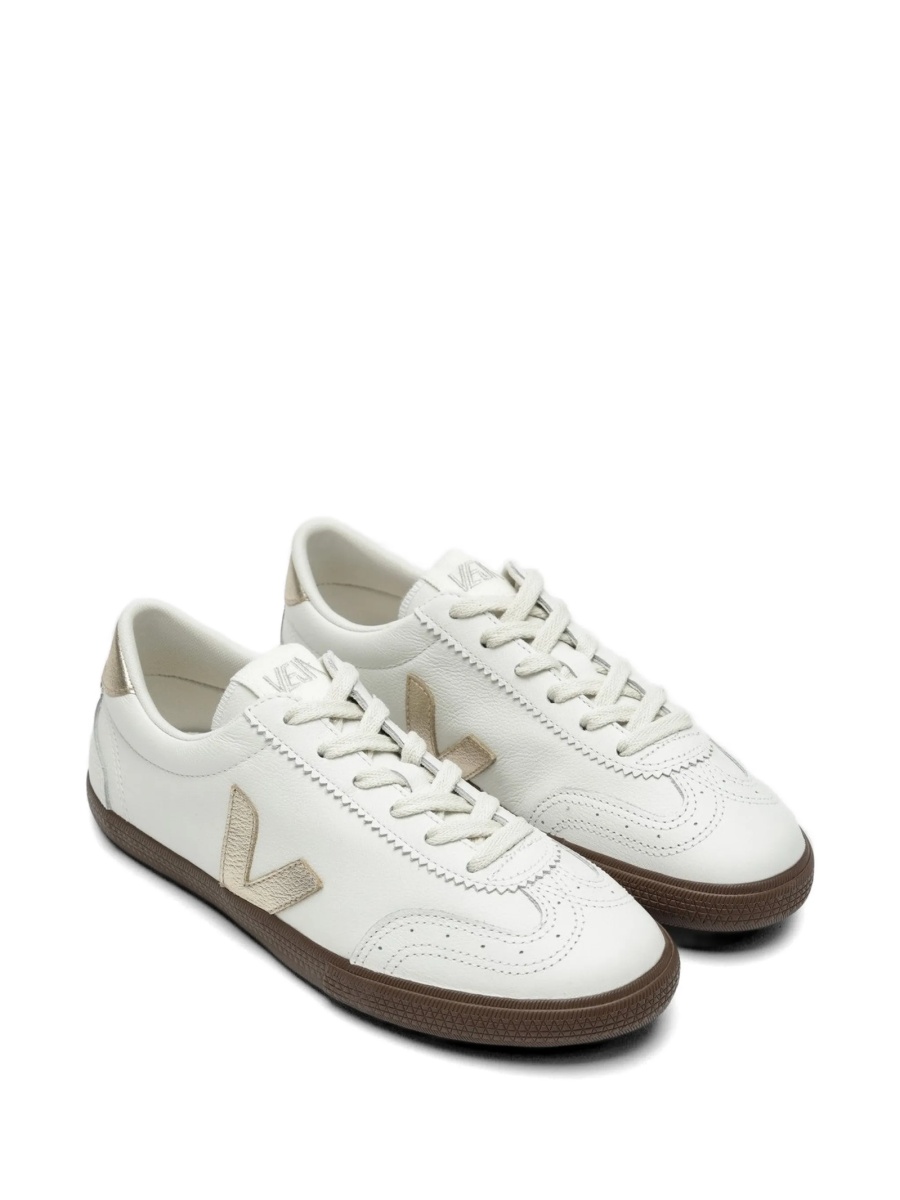Sneakers VEJA albi din piele - Img 2