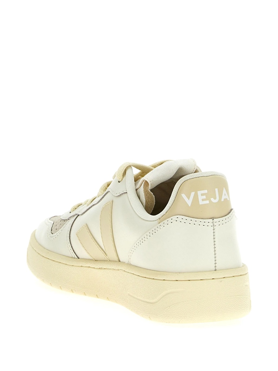 Sneakers VEJA neutri din piele intoarsa si piele - Img 3
