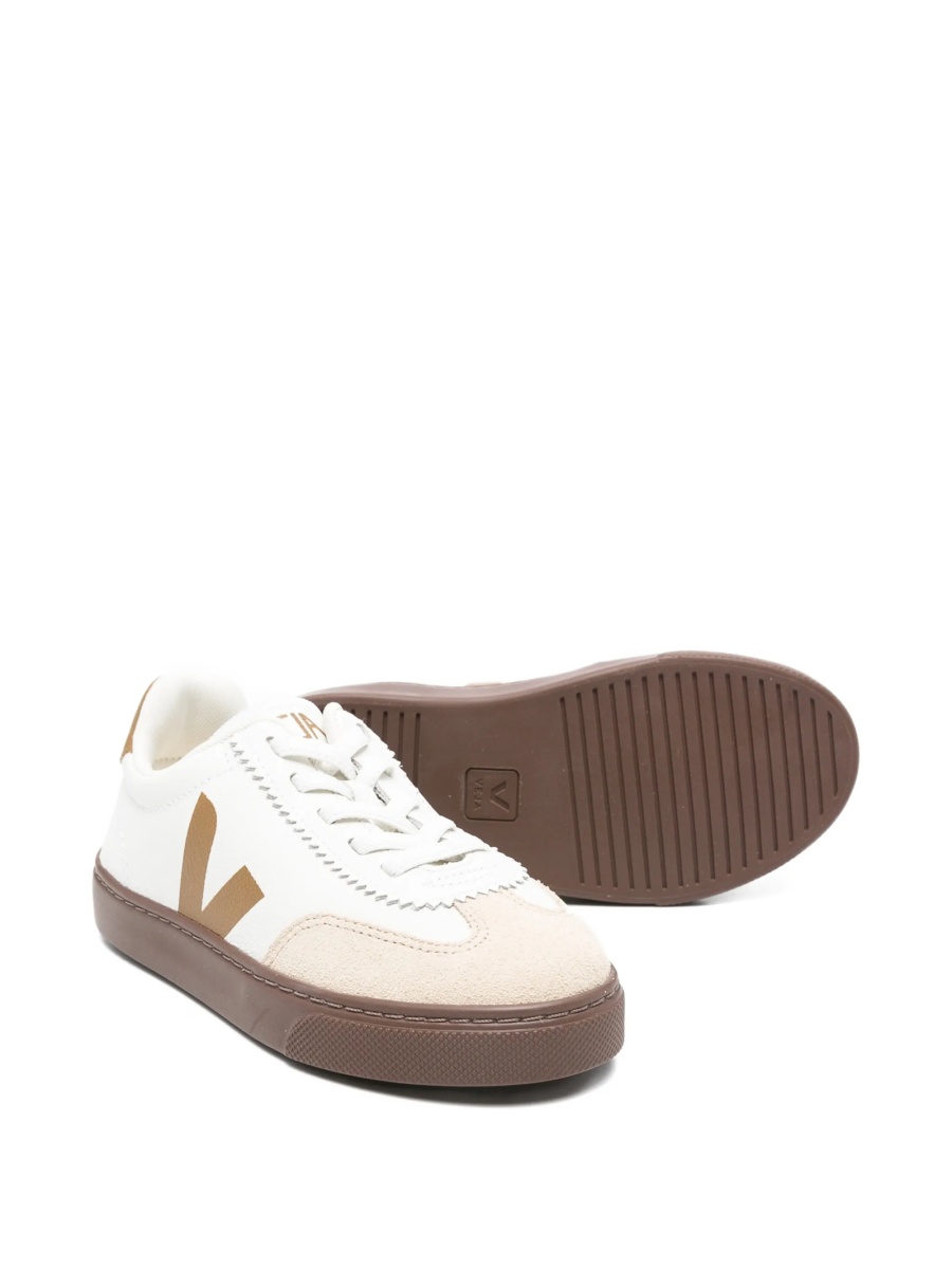 Sneakers VEJA neutri din piele intoarsa si piele - Img 2