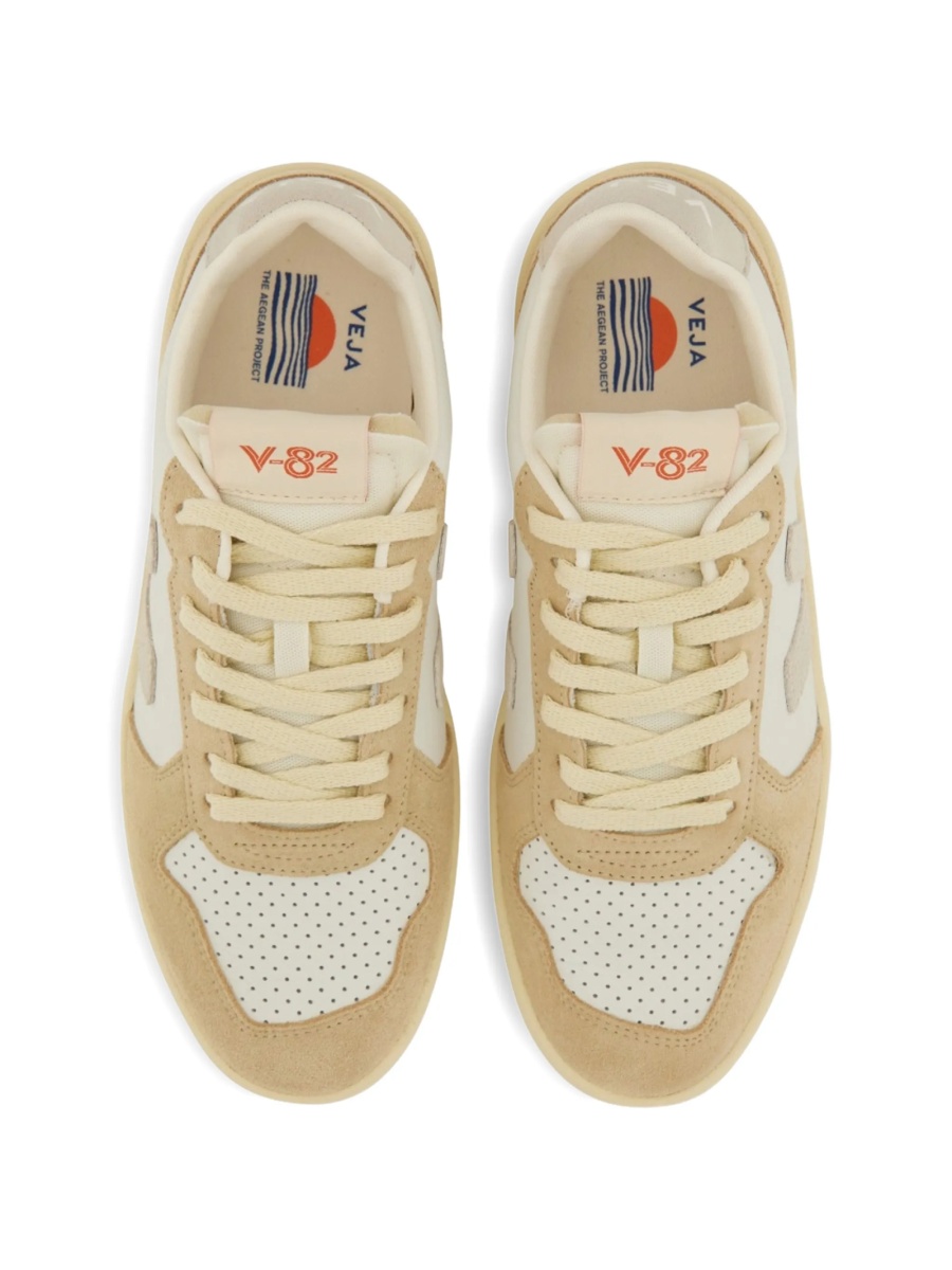 Sneakers VEJA neutri din piele - Img 4