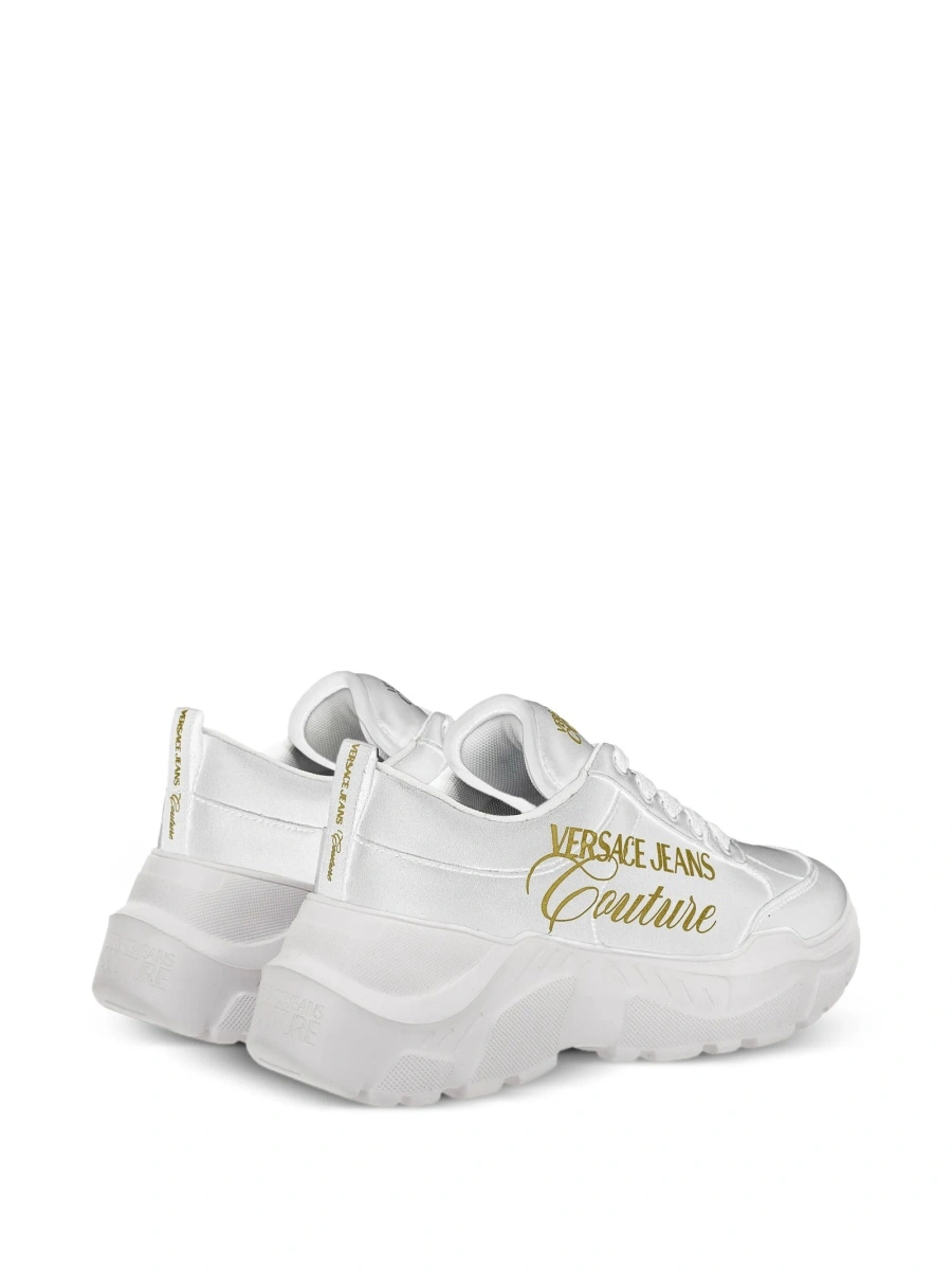 Sneakers Versace Jeans Couture albi din poliuretan - Img 3