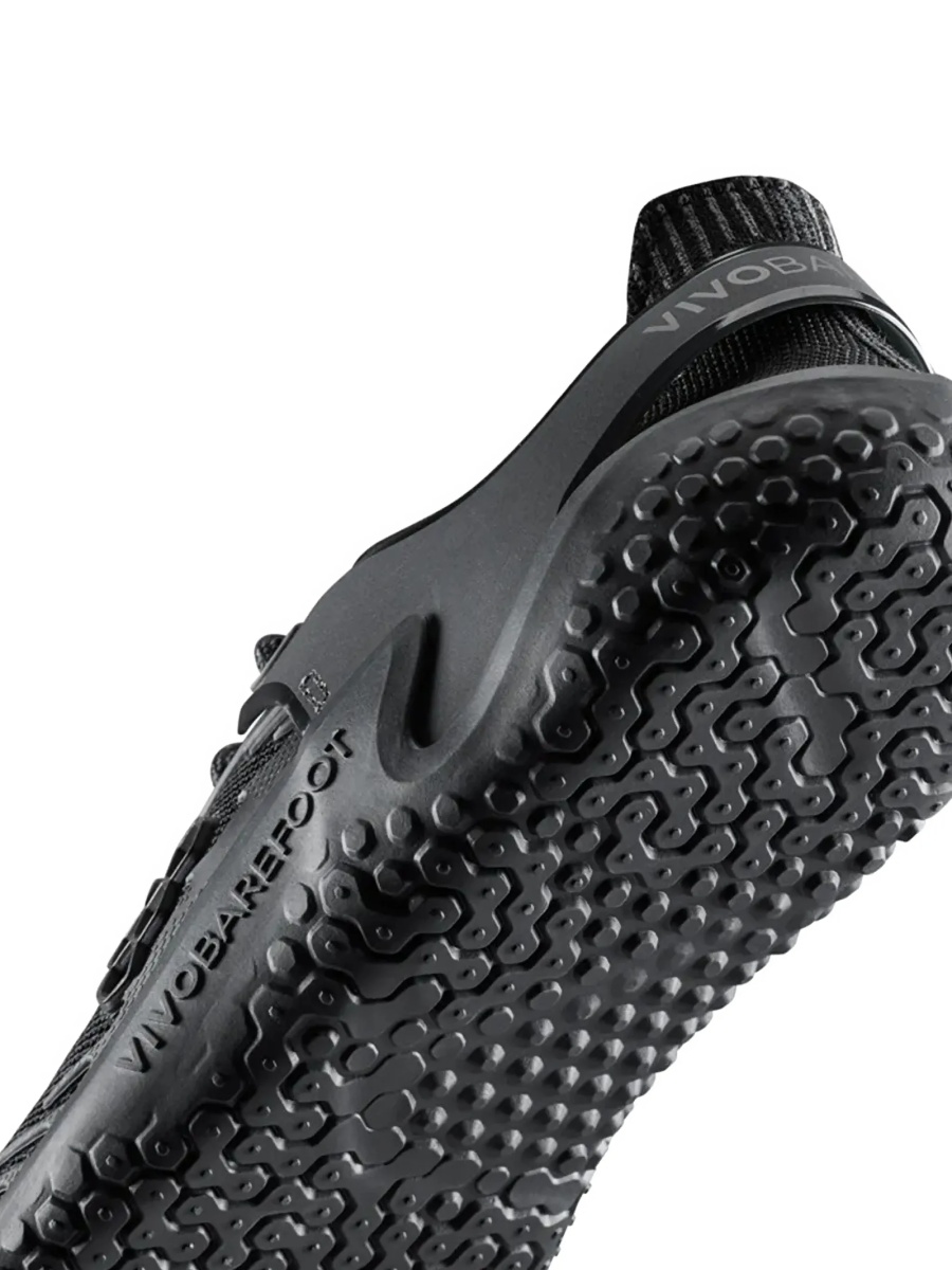 Sneakers Vivobarefoot negri din poliester reciclat - Img 5