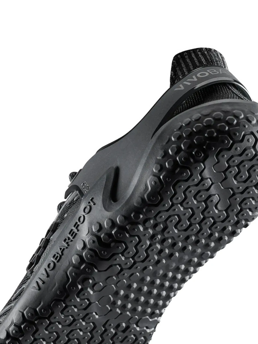 Sneakers Vivobarefoot negri din poliester reciclat - Img 5