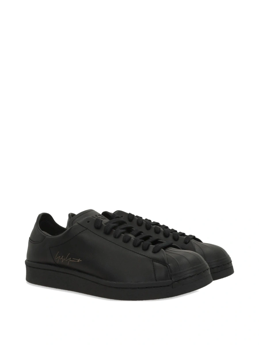 Sneakers Y-3 negri din piele - Img 2