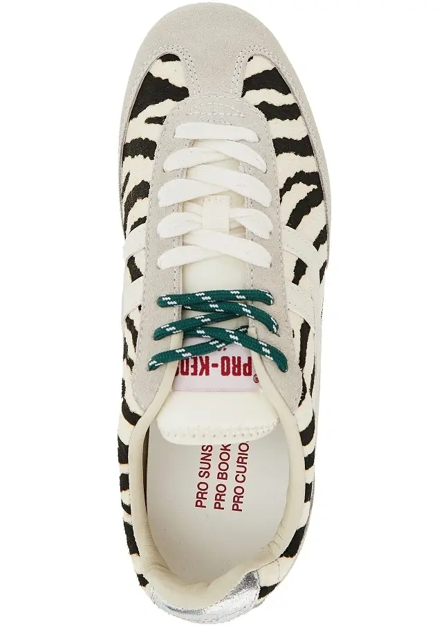 Sneakers Zebra-striped calf-hair 'Racer 77' sneakers - Img 4