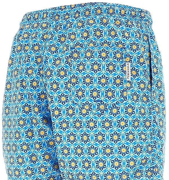 Sorturi 'Procida' printed swim shorts - Img 4