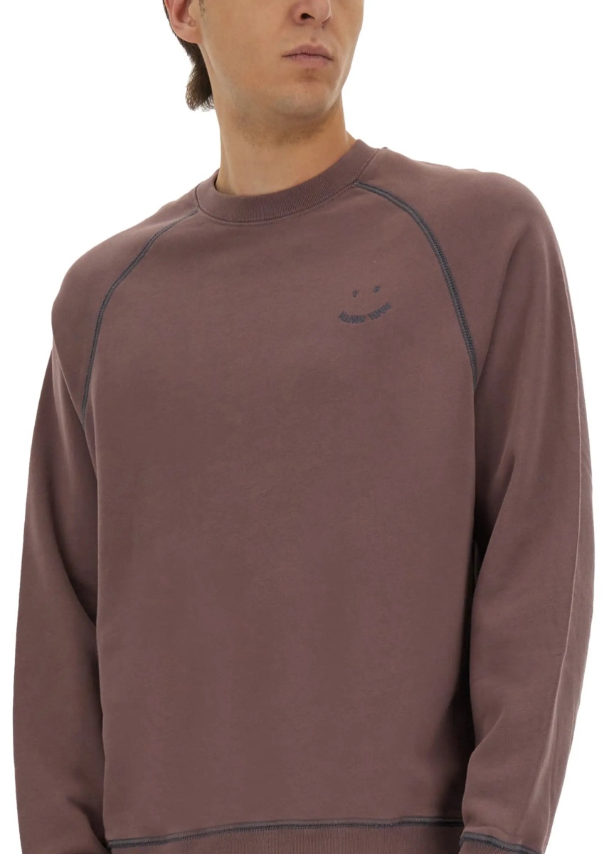 Sweatshirt With Embroidery Ps Happy - Img 2
