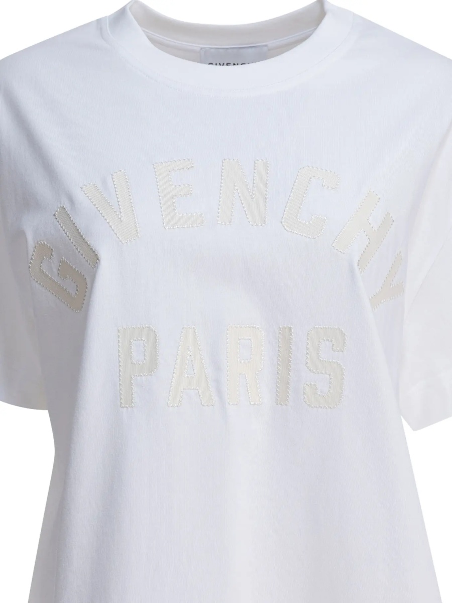T-shirt with GIVENCHY Paris logo - Img 3