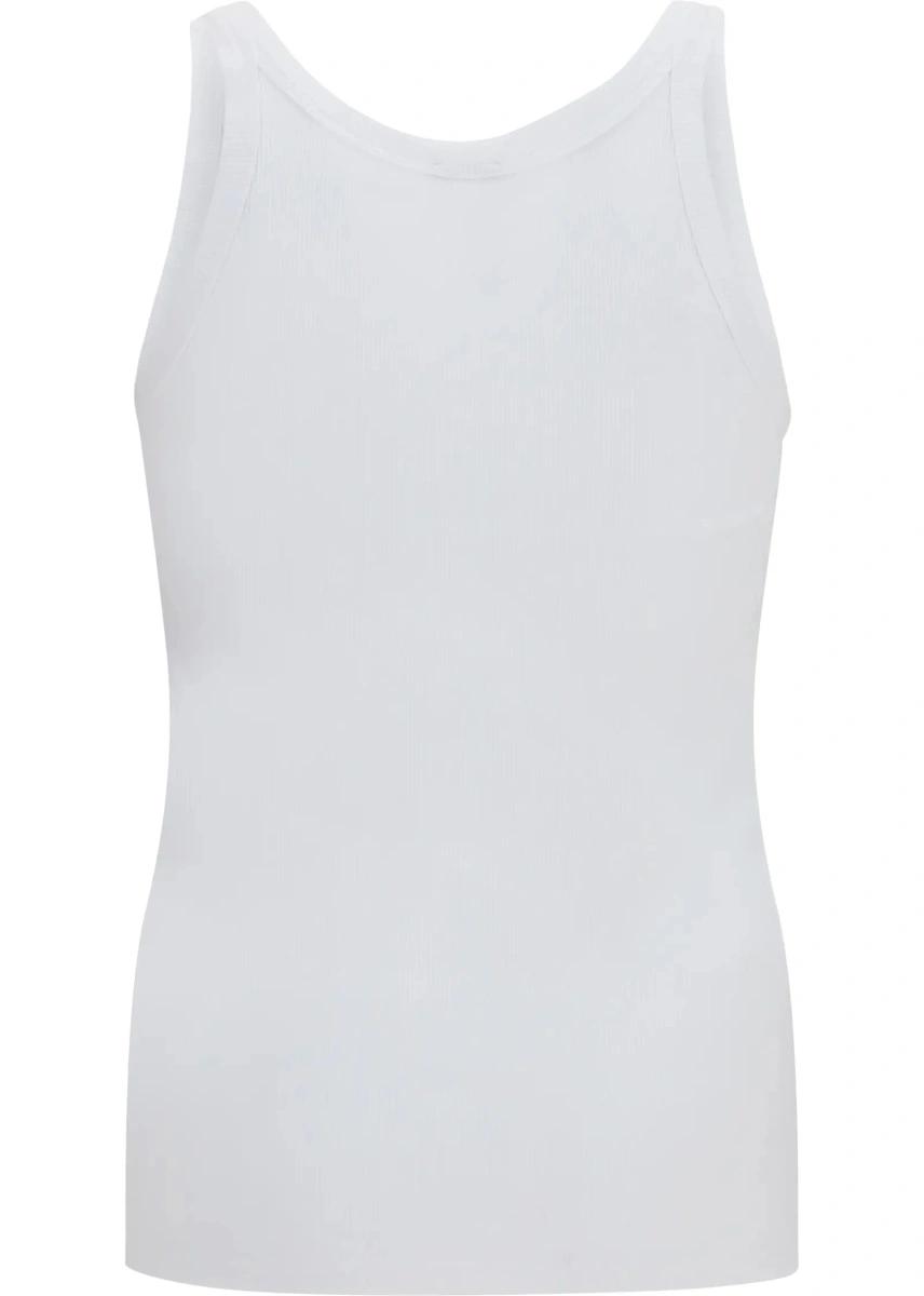 Top Dolce &amp; Gabbana alb din bumbac - Img 2
