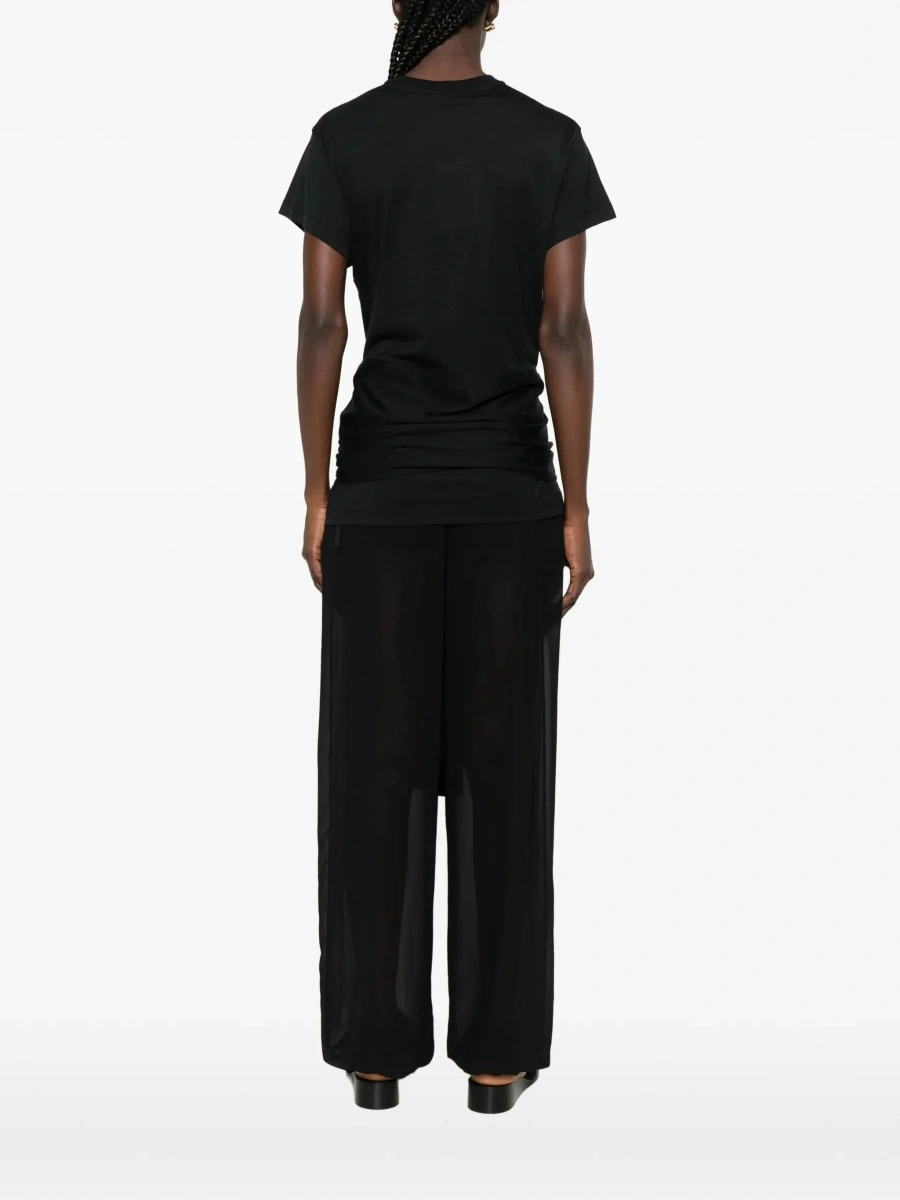 Top TOTEME negru din bumbac - Img 6