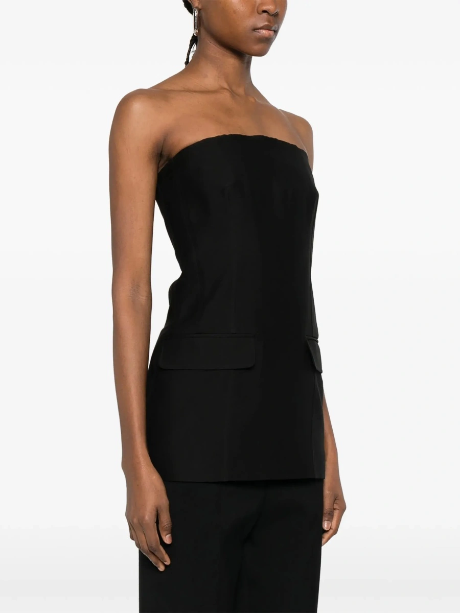 Top TOTEME negru din lana - Img 5
