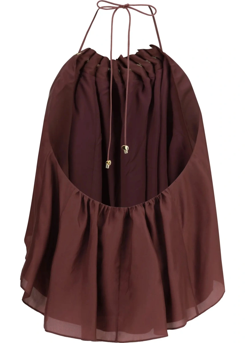 Topuri Aster beaded ruched Top - Img 2