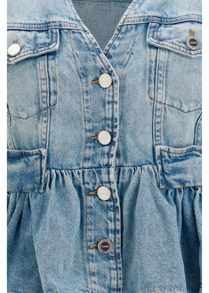 Topuri Lightweight denim Vest - Img 3