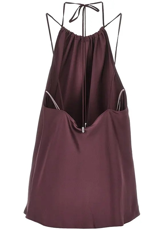 Topuri Satin halter neck top - Img 3