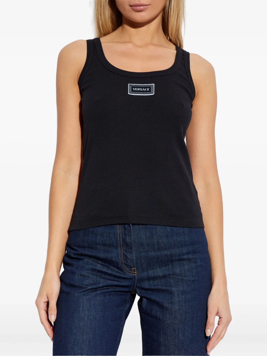 Topuri Tank Top in cotton rib stretch - Img 3