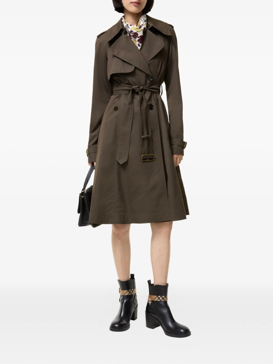 Trenci Burberry maro din bumbac - Img 3