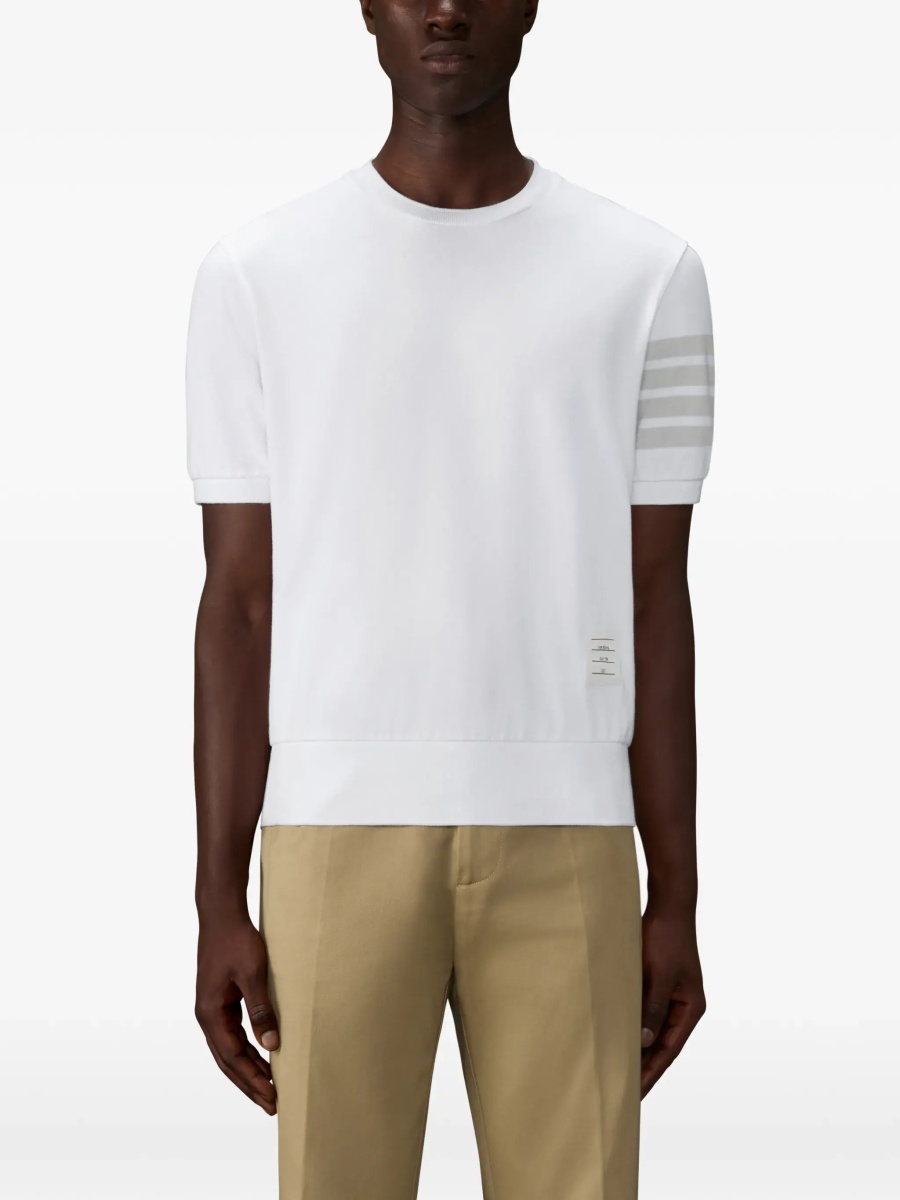 Tricou 4-Bar cotton jersey T-shirt - Img 3