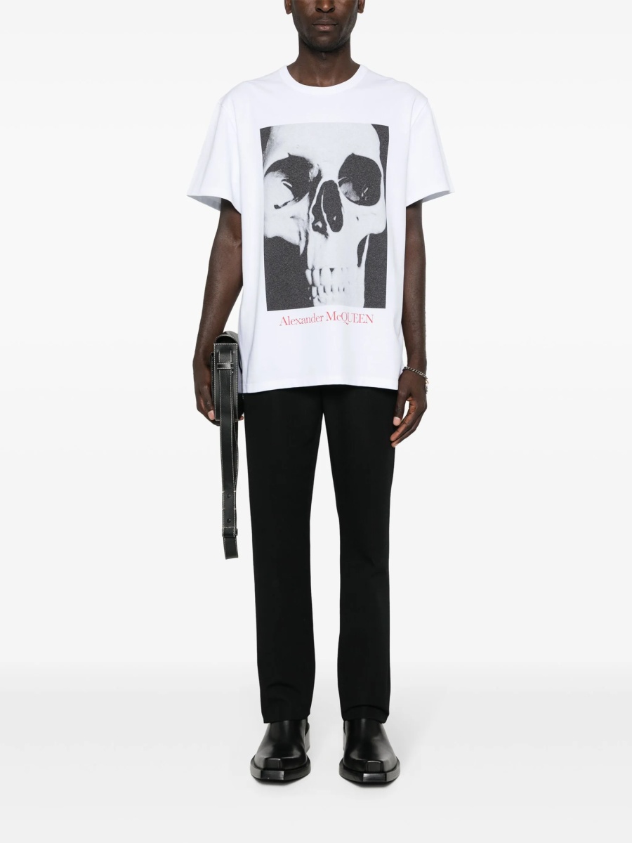 Tricou Alexander McQueen alb - Img 2