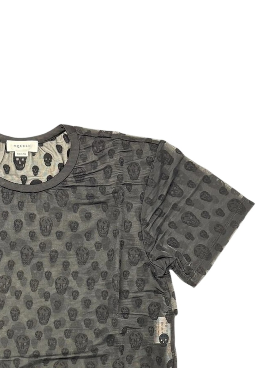 Tricou Alexander McQueen gri - Img 2