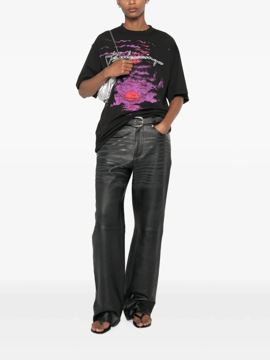 Tricou Balenciaga negru - Img 2