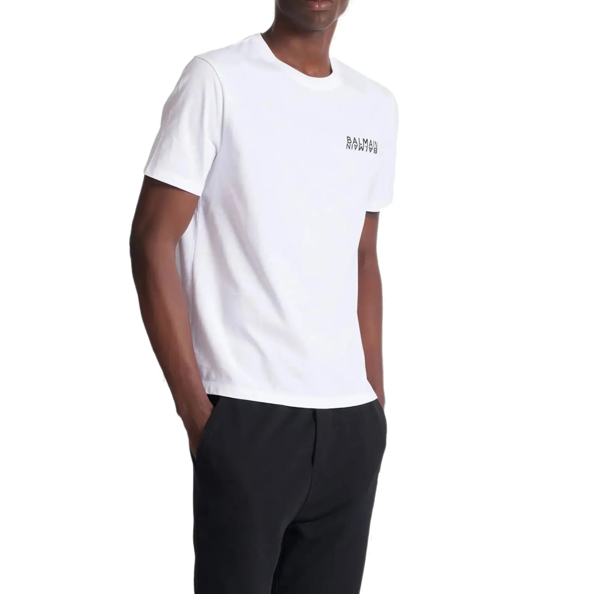 Tricou Balmain logo-print T-shirt - Img 2