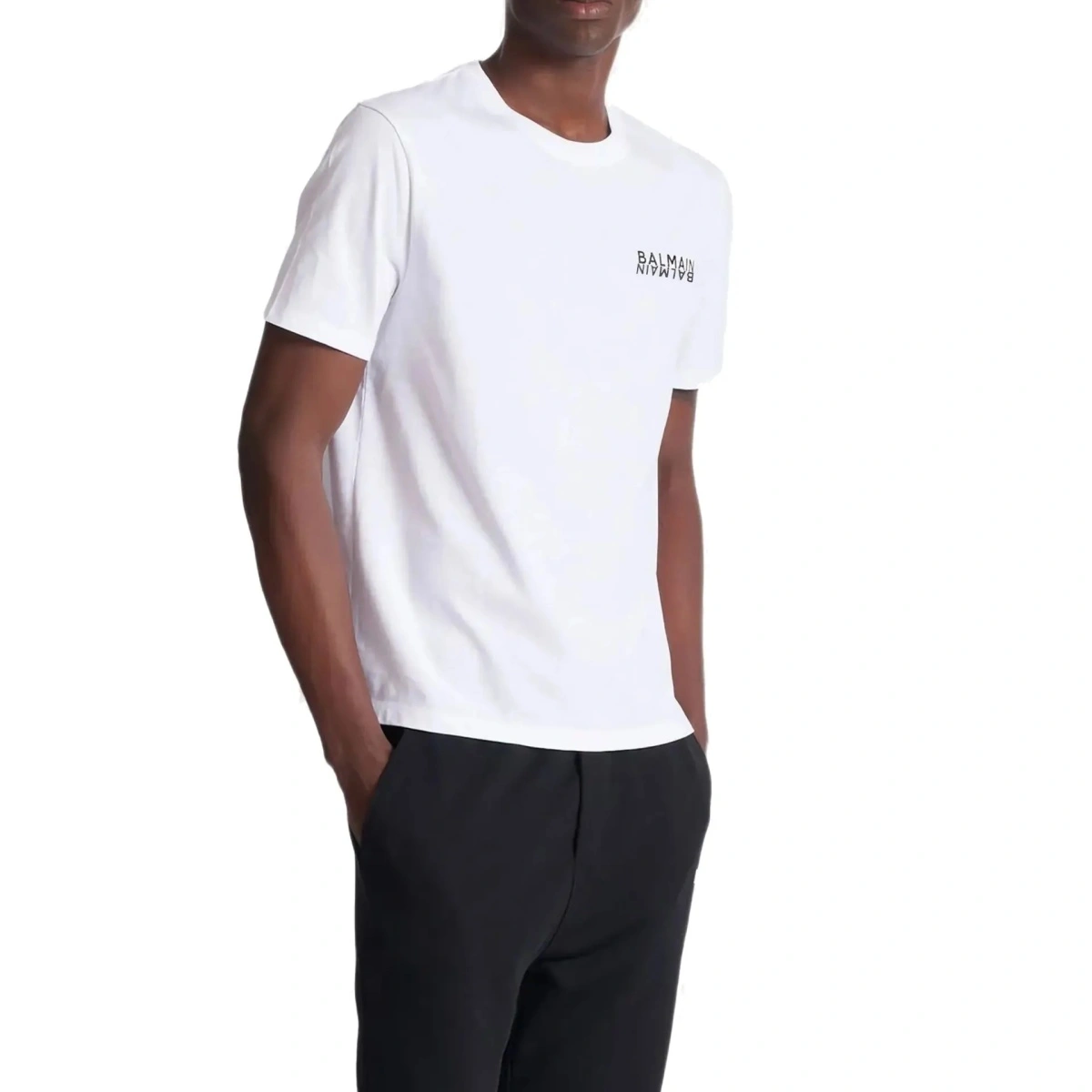 Tricou Balmain logo-print T-shirt - Img 2