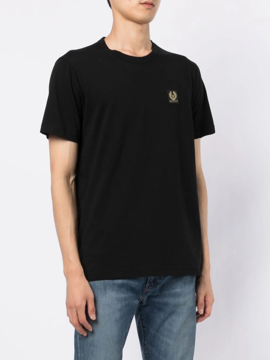 Tricou Belstaff negru din bumbac - Img 3