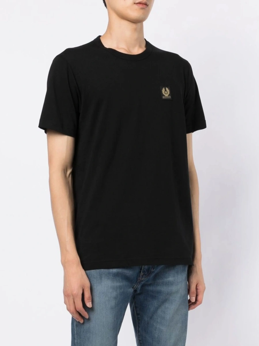 Tricou Belstaff negru din bumbac - Img 3