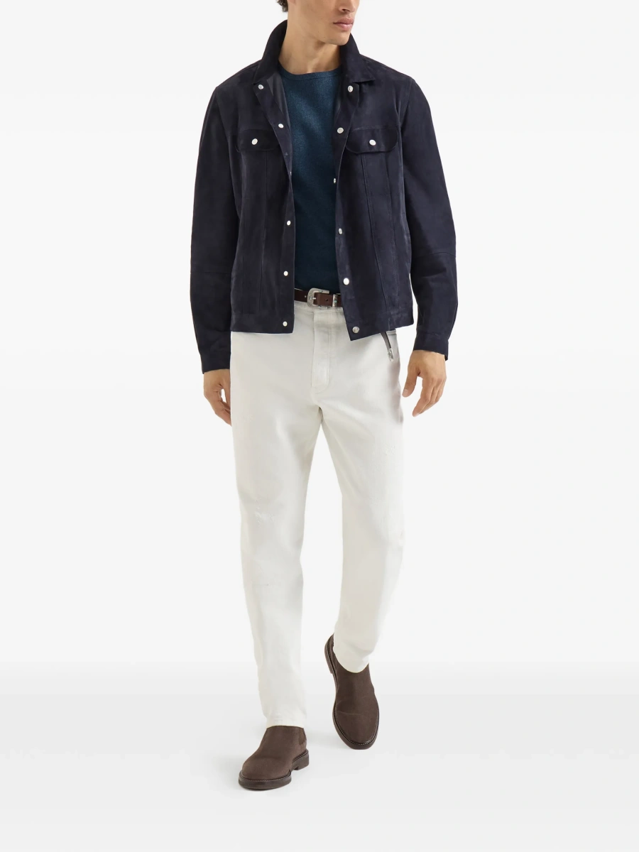 Tricou Brunello Cucinelli albastru - Img 2