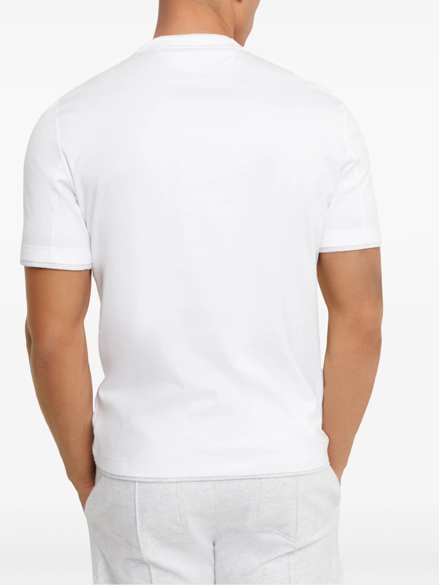 Tricou Brunello Cucinelli alb - Img 4